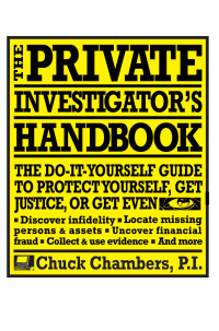 Cover image: The Private Investigator Handbook 9780399531699