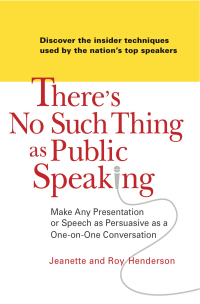 Cover image: There's No Such Thing as Public Speaking 9780735204157