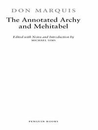Cover image: The Annotated Archy and Mehitabel 9780143039754