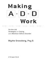 Cover image: Making ADD Work 9780399531996
