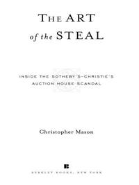 Cover image: The Art of the Steal 9780425202418