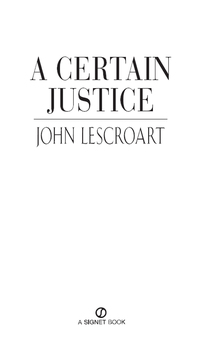 Cover image: A Certain Justice 9780451217769