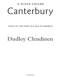 Cover image: A Place Called Canterbury 9780670018840