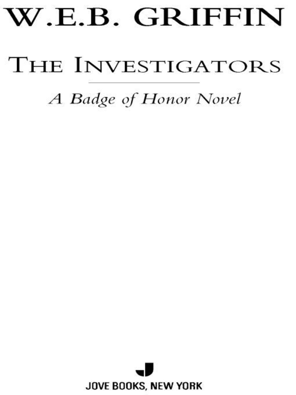 The Investigators eBook