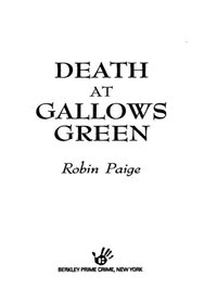 Cover image: Death at Gallows Green 9780425163993