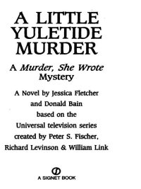 Cover image: Murder, She Wrote: a Little Yuletide Murder 9780451194756