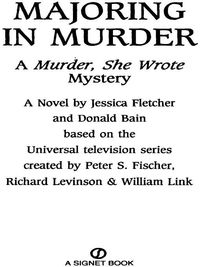 Cover image: Murder, She Wrote: Majoring in Murder 9780451208323