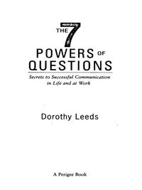 Cover image: The 7 Powers of Questions 9780399526145