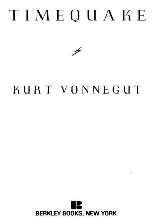 Cover image: Timequake 9780425164341