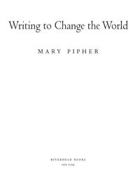 Cover image: Writing to Change the World 9781594482533