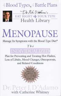 Cover image: Menopause: Manage Its Symptoms With the Blood Type Diet 9780425212080