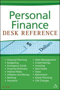 Cover image: Personal Finance Desk Reference 9781592576029