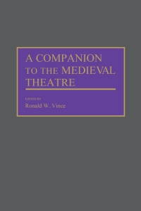 Titelbild: A Companion to the Medieval Theatre 1st edition