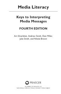 Cover image: Media Literacy: Keys to Interpreting Media Messages 4th edition 9781440830914