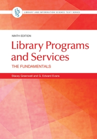 Imagen de portada: Library Programs and Services 9th edition 9781440879982