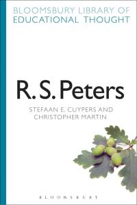 Cover image: R. S. Peters 1st edition 9781472518798