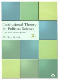 Imagen de portada: Institutional Theory in Political Science 3rd edition 9781441130426
