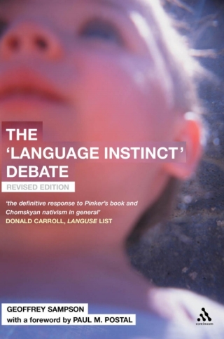 Cover image: The 'Language Instinct' Debate 1st edition 9780826473844