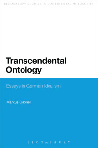 Omslagafbeelding: Transcendental Ontology 1st edition 9780567057808
