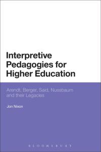 Imagen de portada: Interpretive Pedagogies for Higher Education 1st edition 9781472523273