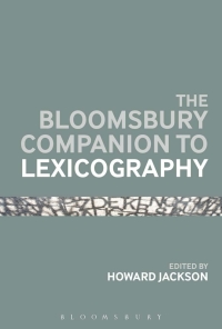 Cover image: The Bloomsbury Companion To Lexicography 1st edition 9781474237376