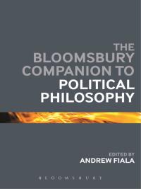 صورة الغلاف: The Bloomsbury Companion to Political Philosophy 1st edition 9781474286442