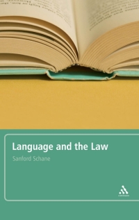 Cover image: Language and the Law 1st edition 9780826488282