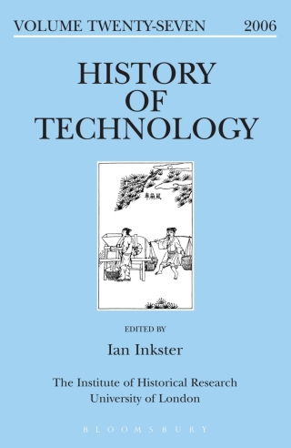 Imagen de portada: History of Technology Volume 27 1st edition 9780826495990