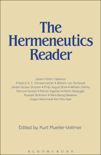 Imagen de portada: Hermeneutics Reader 1st edition 9780826404022