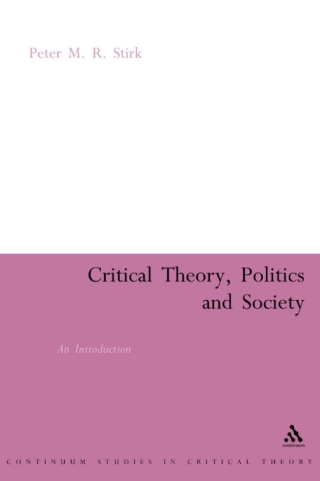 Omslagafbeelding: Critical Theory, Politics and Society 1st edition 9780826478917