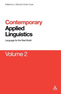 Immagine di copertina: Contemporary Applied Linguistics Volume 2 1st edition 9781441169600