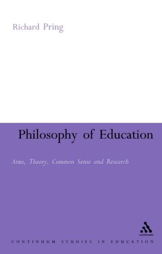 Cover image: The Philosophy of Education 1st edition 9780826487087