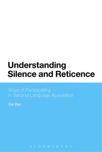 Omslagafbeelding: Understanding Silence and Reticence 1st edition 9781474253062