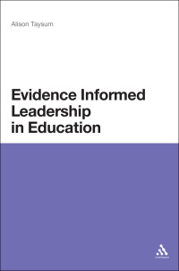 Cover image: Evidence Informed Leadership in Education 1st edition 9781441180568