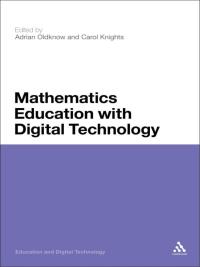 Cover image: Mathematics Education with Digital Technology 1st edition 9780567250285