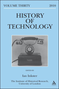 Cover image: History of Technology Volume 30 1st edition 9781441140111