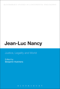 表紙画像: Jean-Luc Nancy 1st edition 9781472511799