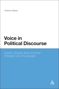 Imagen de portada: Voice in Political Discourse 1st edition 9780567003584