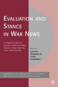 Omslagafbeelding: Evaluation and Stance in War News 1st edition 9781441182425