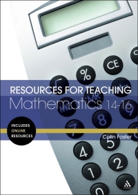 Cover image: Resources for Teaching Mathematics: 14-16 1st edition 9780826436030