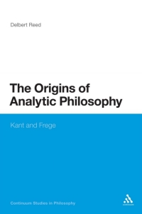 Imagen de portada: Origins of Analytic Philosophy 1st edition 9781441123022