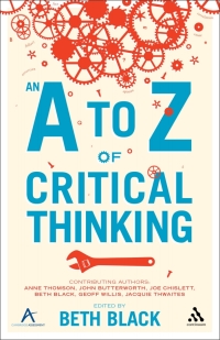 Imagen de portada: An A to Z of Critical Thinking 1st edition 9780826420558