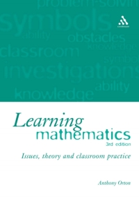 Cover image: Learning Mathematics 3rd edition 9780826471147