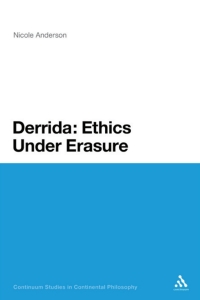 Cover image: Derrida: Ethics Under Erasure 1st edition 9781472534064