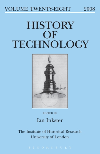 صورة الغلاف: History of Technology Volume 28 1st edition 9780826438751