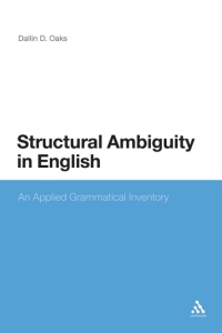 صورة الغلاف: Structural Ambiguity in English 1st edition 9781441140456
