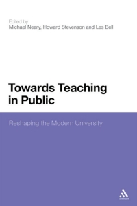 Cover image: Towards Teaching in Public 1st edition 9781472521880