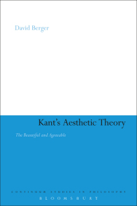 Imagen de portada: Kant's Aesthetic Theory 1st edition 9781441124975