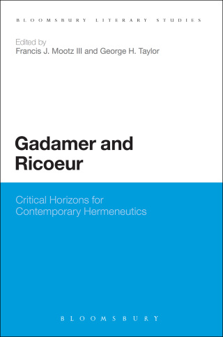 Imagen de portada: Gadamer and Ricoeur 1st edition 9781441156853