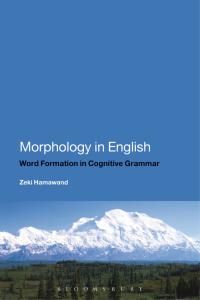 Imagen de portada: Morphology in English 1st edition 9780826419460
